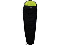 Yellowstone Essential Mummy Sleeping Bag (Black/Lime Green)